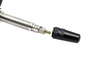 KAPTUREK FV OSŁONKA NA ZAWÓR PRESTA ALUMINIOWA CZARNA 1szt.