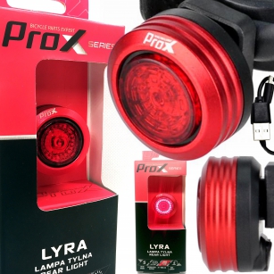 PROX LYRA LAMPA TYŁ LED MOCNA LAMPKA 15Lm 5-FUNKCJI USB