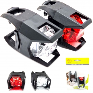 LAMPKI ROWEROWE JY-3005 NA BATERIE 2szt.