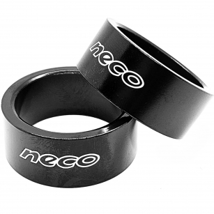 NECO PODKŁADKA STERU AHEAD 1 1/8" ALUMINIOWA CZARNA 15mm