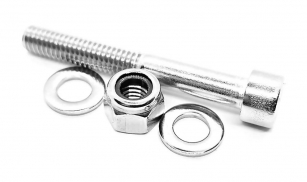 ŚRUBA IMBUSOWA M6x45mm LAMPY PRZÓD DO WIDELCA NIERDZEWNA