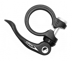 ZOOM OBEJMA ZAMYKACZ ZACISK SIODŁA CZARNY MAT 31,8mm