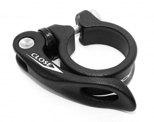 ZOOM OBEJMA ZAMYKACZ ZACISK SIODŁA CZARNY MAT 31,8mm