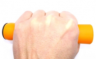 JET CHWYTY NBR PIANKA POMARAŃCZOWE 130mm