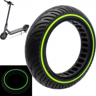OPONA BEZDĘTKOWA 8 1/2 x 2 PEŁNA DO E-HULAJNOGI - PASEK FLUORESCENCYJNY