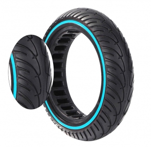 OPONA BEZDĘTKOWA 8 1/2 x 2 PEŁNA DO E-HULAJNOGI - NIEBIESKI PASEK