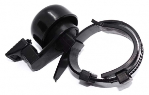 MINI DZWONEK NA OPASCE ZACISKOWEJ CZARNY 22,2 - 31,8mm