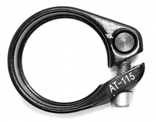 ZOOM OBEJMA NA IMBUS ZACISK SIODŁA CZARNY POŁYSK 31,8mm