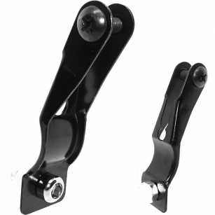 UCHWYT LAMPKI PRZÓD DO WIDELCA LAMPY CZARNY