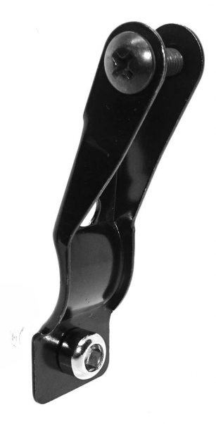 UCHWYT LAMPKI PRZÓD DO WIDELCA LAMPY CZARNY