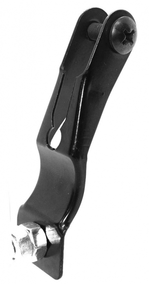 UCHWYT LAMPKI PRZÓD DO WIDELCA LAMPY CZARNY