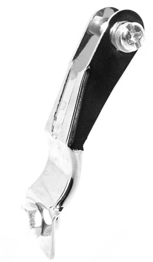 UCHWYT LAMPKI PRZÓD DO WIDELCA LAMPY SREBRNY