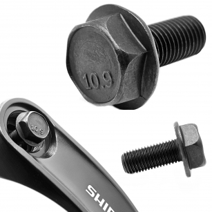 NECO ŚRUBA M8x1 DO OSI SUPORTU KORBY NA KLUCZ 14mm