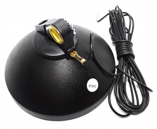 2K LAMPKA PRZÓD TRADYCYJNA NA PRĄDNICĘ DYNAMO CZARNA 6V