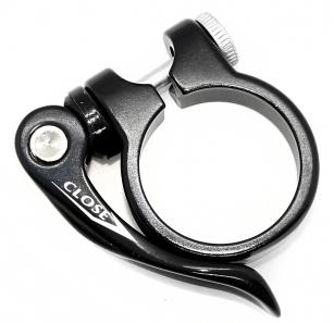 ZOOM OBEJMA ZAMYKACZ ZACISK SIODŁA CZARNY POŁYSK 35mm