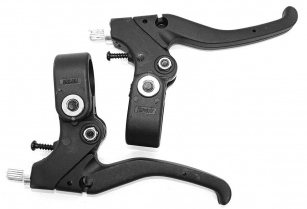 2K DŻWIGNIE HAMULCA KLAMKI PCV DZIECIĘCE CZARNE