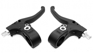 2K DŻWIGNIE HAMULCA KLAMKI PCV DZIECIĘCE CZARNE