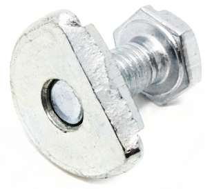 ŚRUBA PÓŁKSIĘŹYC Z NAKRĘTKĄ DO HAKA PRZERZUTKI TYŁ