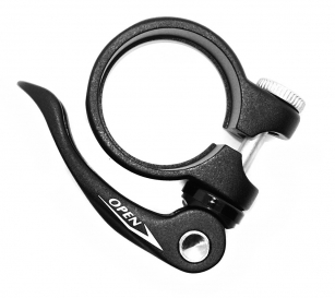 ZOOM OBEJMA ZAMYKACZ ZACISK SIODŁA CZARNY MAT 35mm