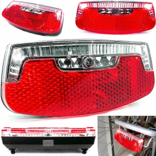 LAMPKA XC-286 TYŁ NA BAGAŹNIK 2-FUNKCJE NA BATERIE