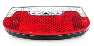 LAMPKA XC-286 TYŁ NA BAGAŹNIK 2-FUNKCJE NA BATERIE