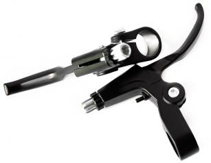 2K DŻWIGNIE HAMULCA ALUMINIOWE CZARNO-CZARNE 2-PALCE