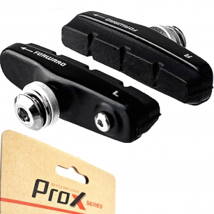 PROX KLOCKI SZOSOWE 55mm OKŁADZINY WYMIENNE CZARNE