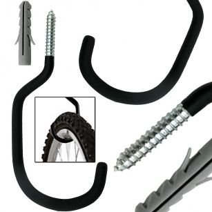 BIKE-HAND YC-23SA DUŹY 23CM WIESZAK HAK ZA KOŁO