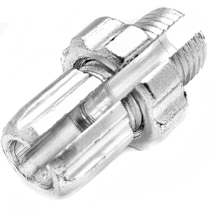 ŚRUBA M10 REGULACYJNA DO DŻWIGNI HAMULCA ALU SREBRNA