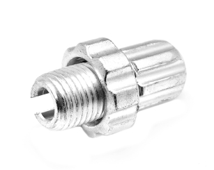 ŚRUBA M10 REGULACYJNA DO DŻWIGNI HAMULCA ALU SREBRNA