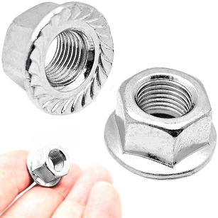 NAKRĘTKA Z PODKŁADKĄ OSI 3/8" KOŁA PIASTY PRZÓD, TYŁ