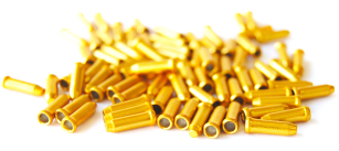 PROX KOŃCÓWKA LINKI ALUMINIOWA ZŁOTA 1szt.