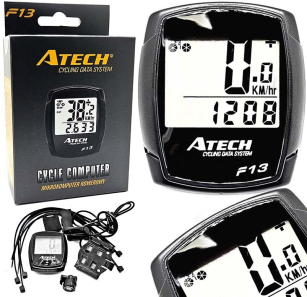 ATECH F13 LICZNIK ROWEROWY 13 FUNKCJI PRZEWODOWY