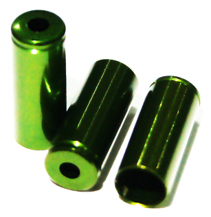 PROX KOŃCÓWKA PANCERZA HAMULCA 5mm ALU ZIELONA