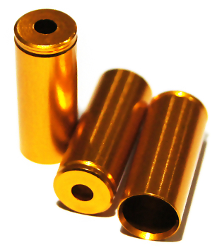 PROX KOŃCÓWKA PANCERZA HAMULCA 5mm ALU ZŁOTA