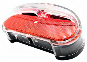 2K HW420 LAMPKA TYŁ NA BAGAŻNIK LED BATERIE