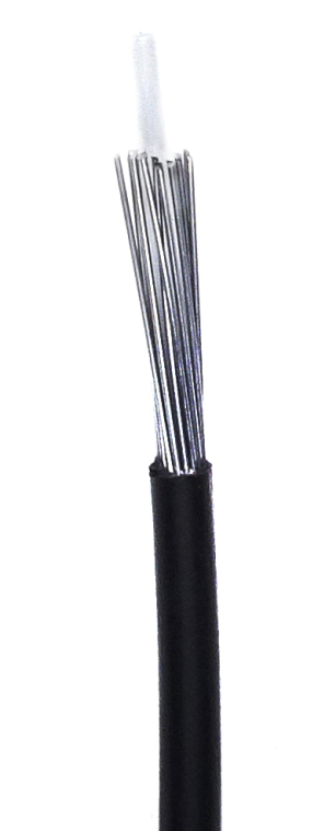 PANCERZ 4mm CZARNY Z TEFLONEM DO LINKI PRZERZUTKI