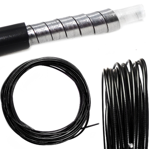 PANCERZ 5mm CZARNY Z TEFLONEM DO LINKI HAMULCA