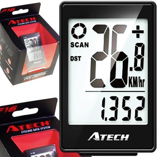 ATECH MCT20-BV F16 LICZNIK ROWEROWY 16 FUNKCJI BEZPRZEWODOWY