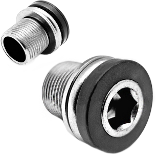 ŚRUBA M15x1 RAMIENIA KORBY PRAWEJ LEWEJ SREBRNA