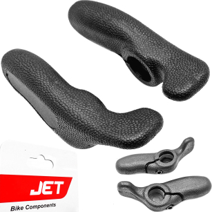 JET GB-03 ROGI KIEROWNICY ERGONOMICZNE KRATON CZARNE