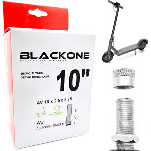 BLACKONE DĘTKA 10" x 2,5 AV 20mm DO E-HULAJNOGI GRUBA ŚCIANKA 2,25mm