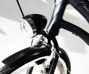 JET LAMPKA PRZÓD RETRO 3LED Z UCHWYTEM DO WIDELCA