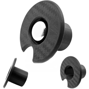 RCBIKE PA-110 OSŁONA NAKRĘTKI KOŁA PRZÓD TYŁ 15mm CZARNA