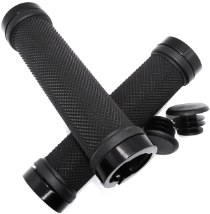 CHWYTY KIEROWNICY SKRĘCANE CZARNE HL-G225 130MM