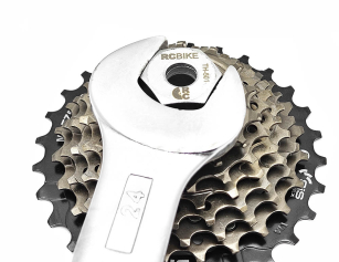 RCBIKE TH-501 KLUCZ ŚCIĄGACZ DO WOLNOBIEGÓW SHIMANO SREBRNY