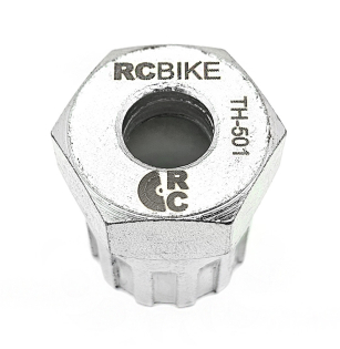 RCBIKE TH-501 KLUCZ ŚCIĄGACZ DO WOLNOBIEGÓW SHIMANO SREBRNY
