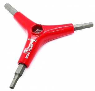 BIKE-HAND YC-356Y KLUCZE IMBUSOWE 4 5 6mm 3w1 IMBUSY ROWEROWE