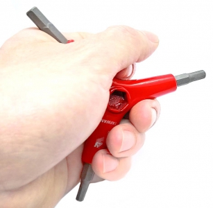 BIKE-HAND YC-356Y KLUCZE IMBUSOWE 4 5 6mm 3w1 IMBUSY ROWEROWE