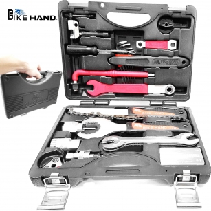 BIKE-HAND YC-728 ZESTAW NARZĘDZI KLUCZY W WALIZCE 18-CZĘŚCI